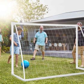 Soccer Goal with Strong UPVC Frame and High-Strength Netting