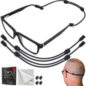 Glasses Strap Holder M Size 13 inch No Tail Eyeglass Strap Cord String Adjustable Eye Glasses Holders Around Neck Head Eyeglasses Strap Lanyard S
