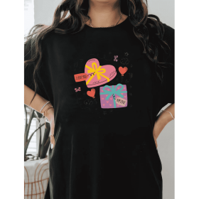Casual Women's Cotton T-Shirt with Bow Detail - Trendy and Comfortable for Every Season (Style: 273)